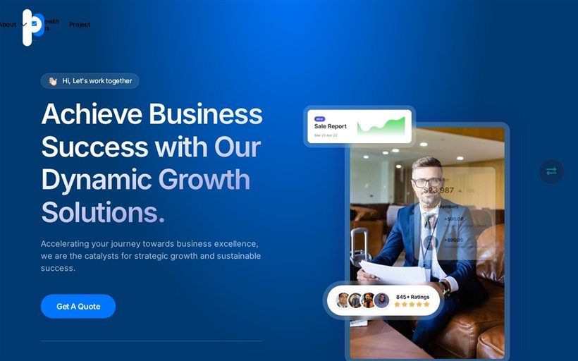 Grow My Company website by Xper8