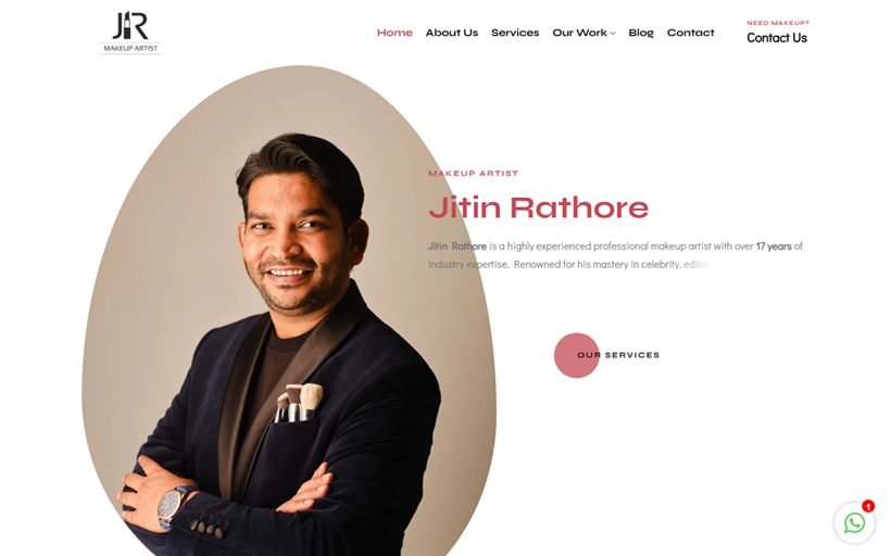 Jitin Rathore website by Xper8